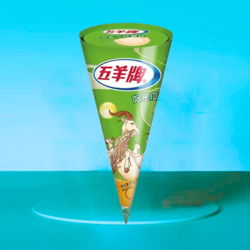 五羊甜筒哈密瓜味