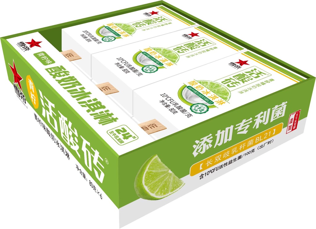 雪帝活酸砖6支盒(酸奶混雪域青稞)